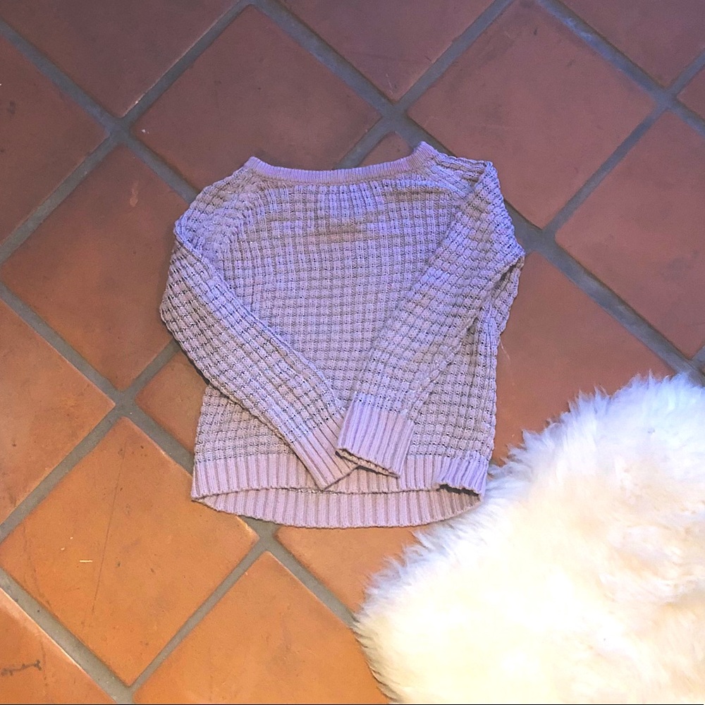 Purple Peek crew neck kids sweater